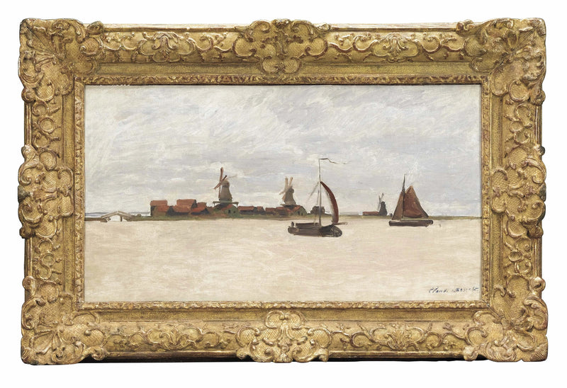 Il Voorzaan e il Westerhem W175 - Claude Monet