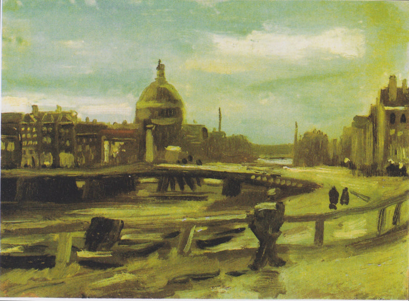 Vista di Amsterdam dalla stazione centrale - Vincent van Gogh