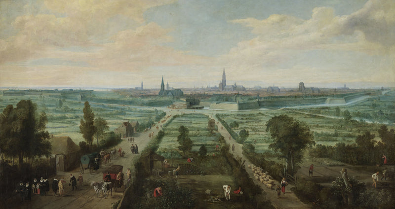 Vue d'Anvers - Jan Wildens