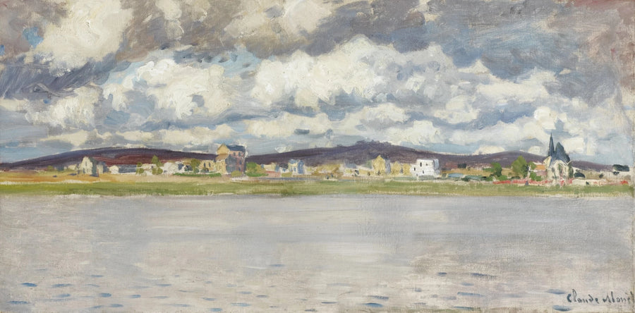 Vista di Argenteuil W235 - Claude Monet