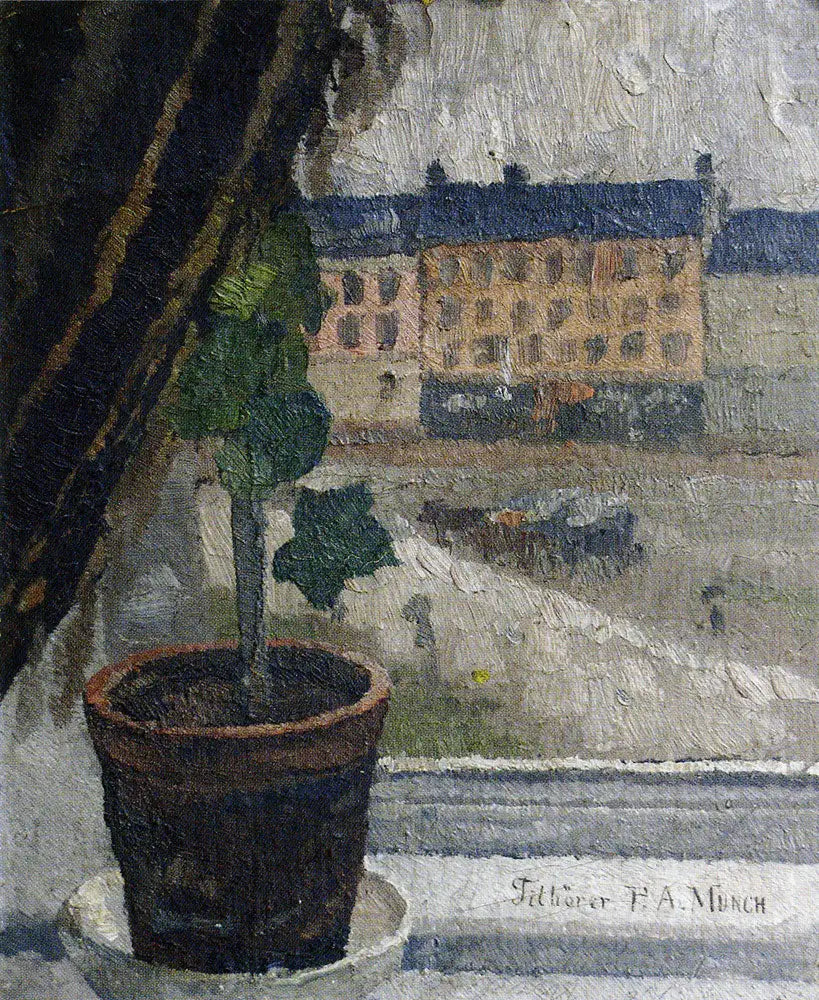 Vista oltre la spiaggia Olaf Rye - Edvard Munch