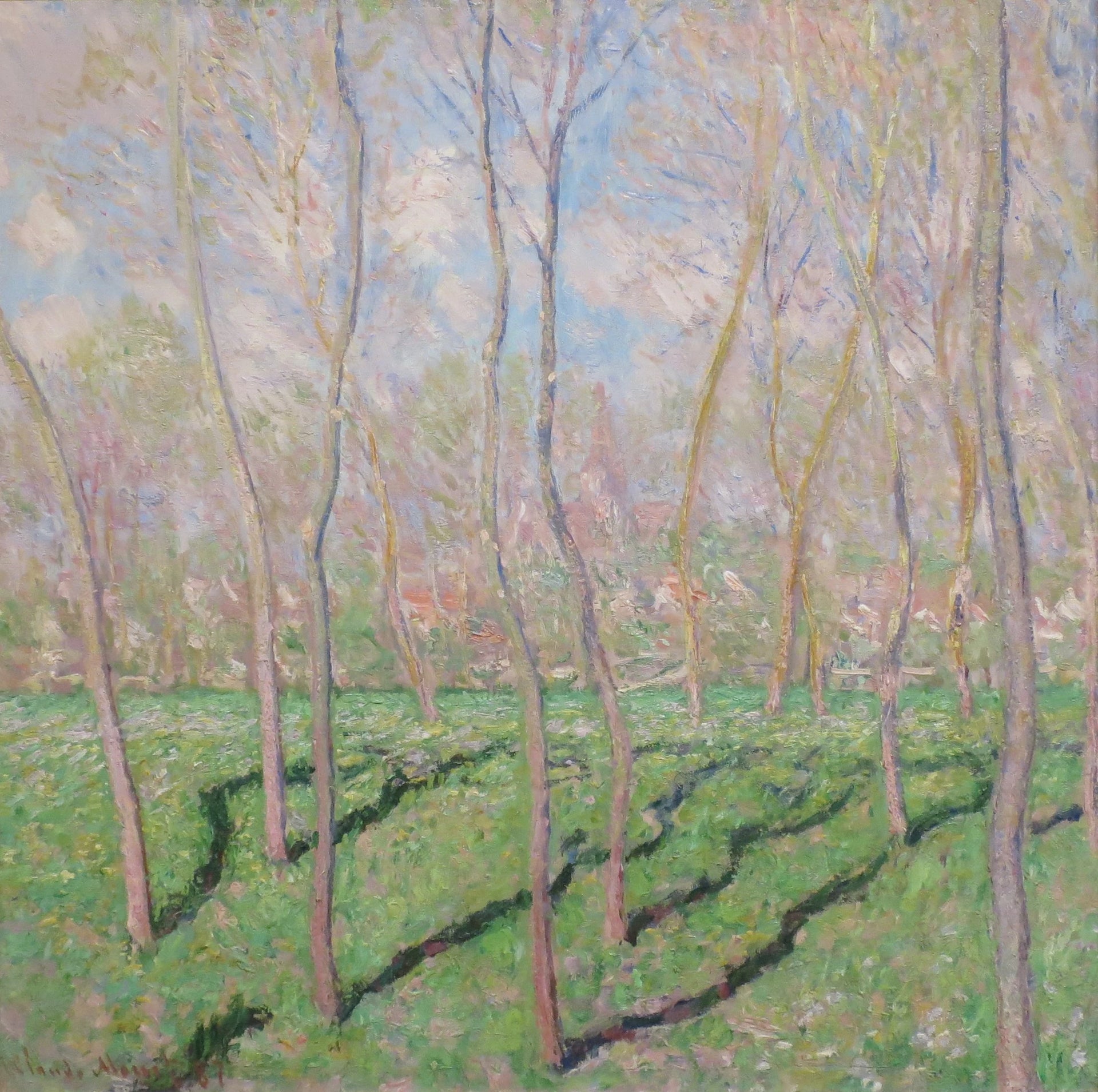 Vue de Bennecourt W1125 par Claude Monet, Columbus Museum of Art