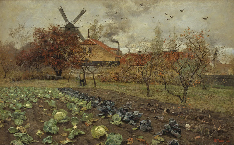 Veduta di Amerikavej a Copenaghen - Frits Thaulow