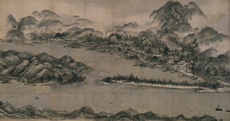 Vue d’Amanohashidate - Sesshū Tōyō