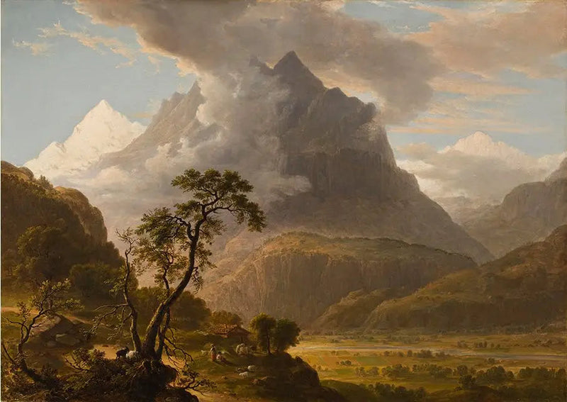 Vista nella valle di Oberhasle, Svizzera - Asher Brown Durand