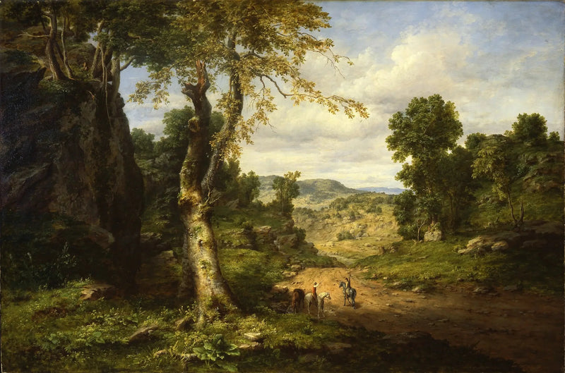 Vista nella contea di Berkshire, Massachusetts, che si dissolve dopo una tempesta di settembre - George Inness