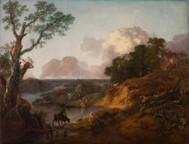 Vista nel Suffolk - Thomas Gainsborough