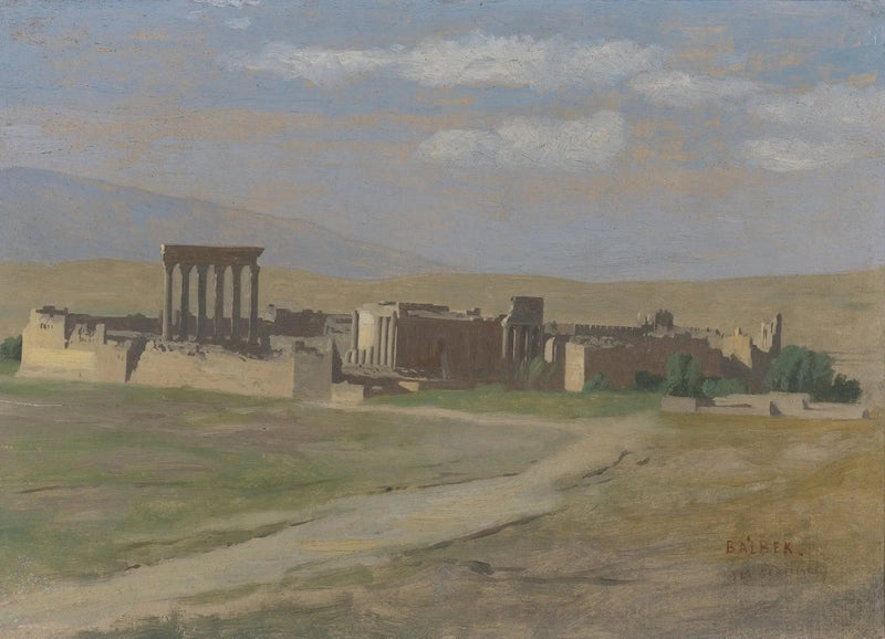 Vista di Baalbek - Jean-Léon Gérôme
