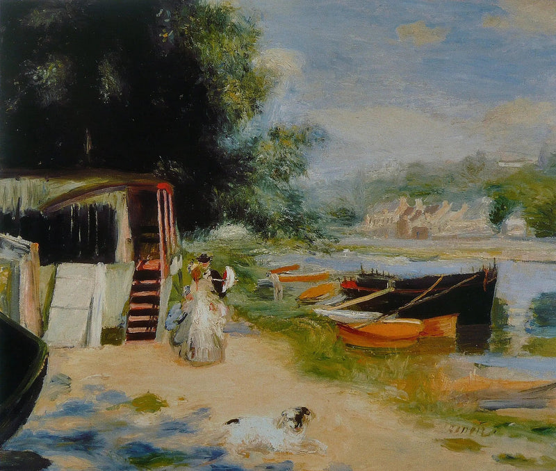 Vista di Bougival - Pierre-Auguste Renoir