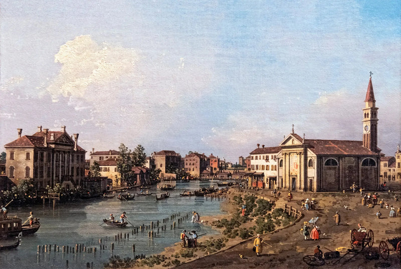 Vista di Dolo - Canaletto