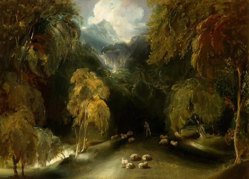 Vista di Dovedale, in direzione di Thorpe Cloud - Thomas Lawrence