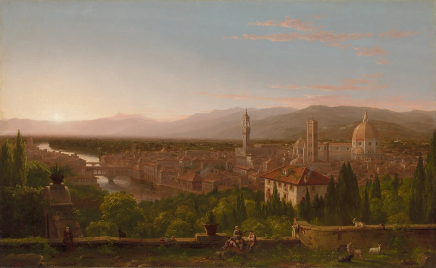 Vista di Firenze da San Miniato - Thomas Cole
