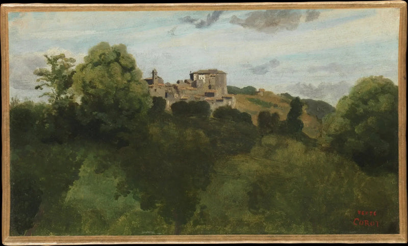 Vista di Genzano - Jean-Baptiste Camille Corot