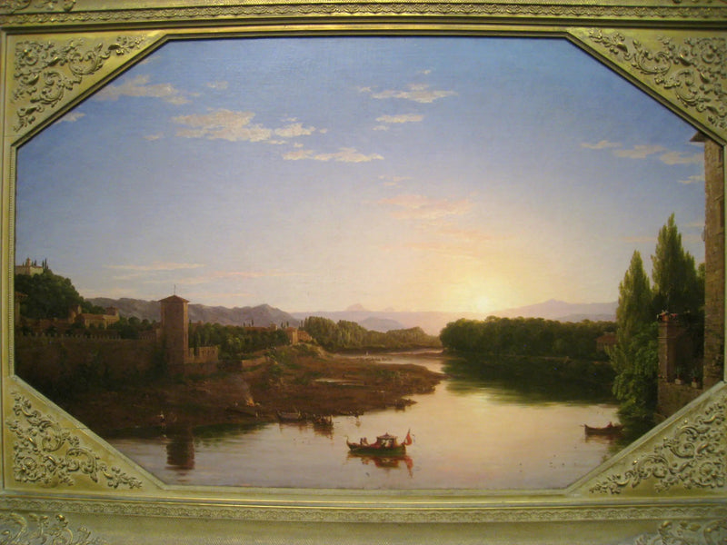 Vista dell'Arno, vicino a Firenze - Thomas Cole