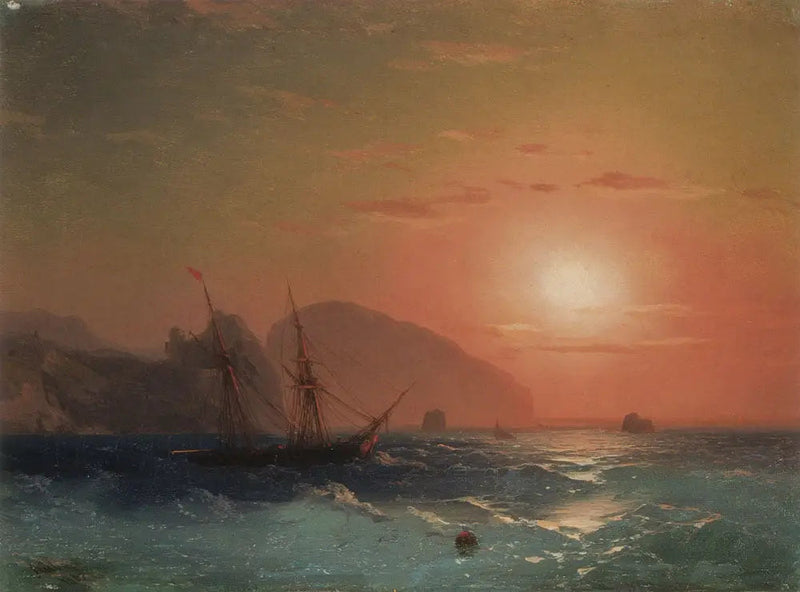 Vista dell'Ayu Dag Crimea - Ivan Aïvazovski
