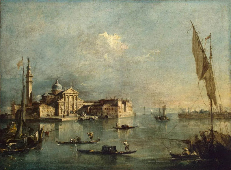 Vista dell'isola di San Giorgio Maggiore - Francesco Guardi