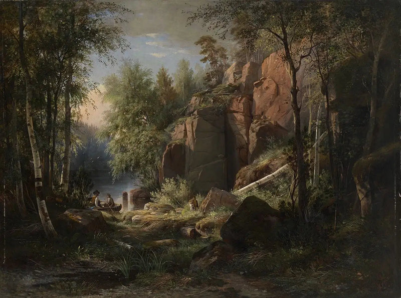 Vista dell'isola di Valaam. Kukko - Ivan Chichkine