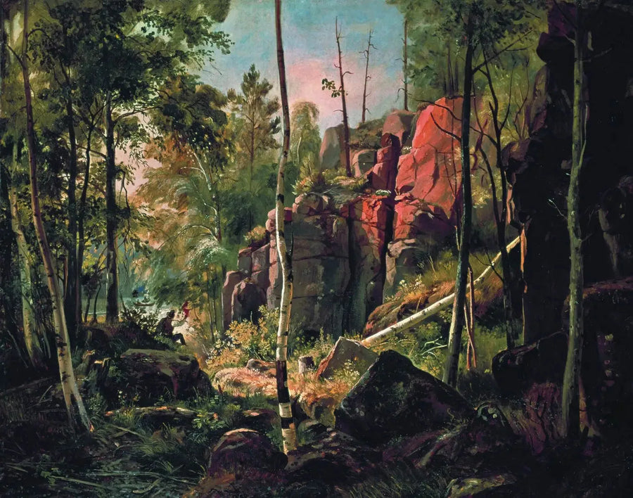 Vista dell'isola di Valaam. Kukko - Ivan Chichkine