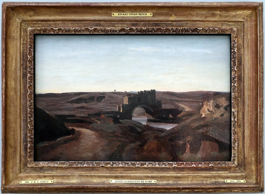 Vista della campagna vicino a Roma - Jean-Baptiste Camille Corot