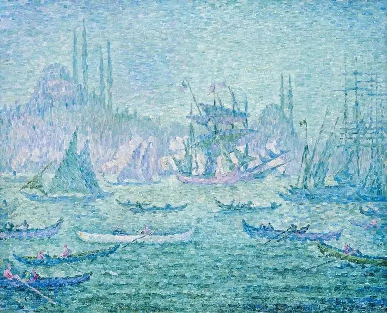 Vista del Corno d'Oro a Costantinopoli. - Paul Signac