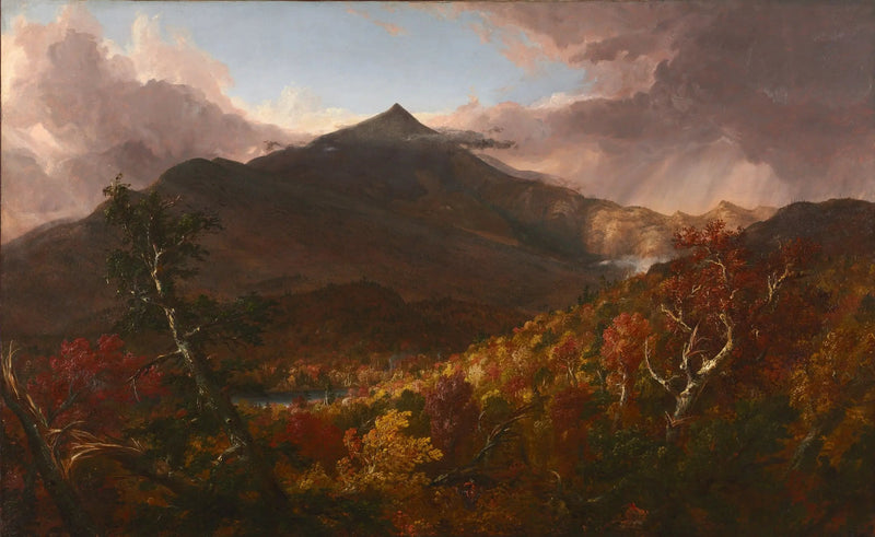 Vista della montagna Schroon, contea di Essex, New York, dopo una tempesta - Thomas Cole