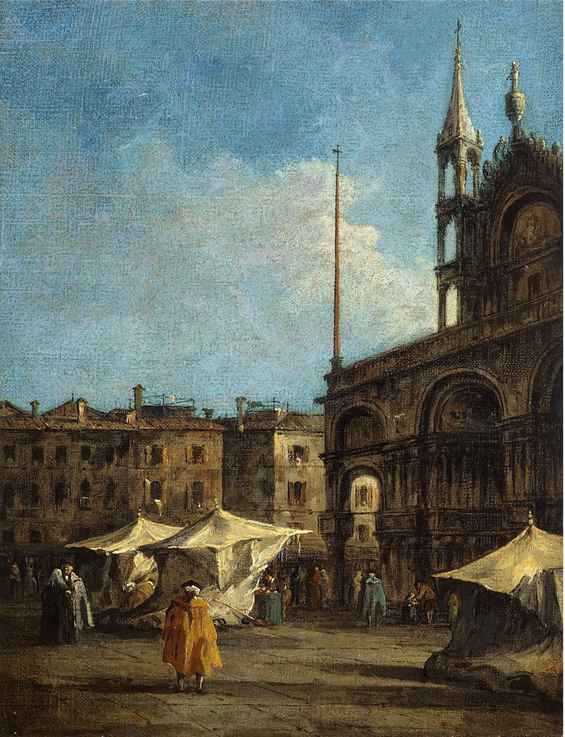 Vista di Piazza San Marco, a Venezia - Francesco Guardi