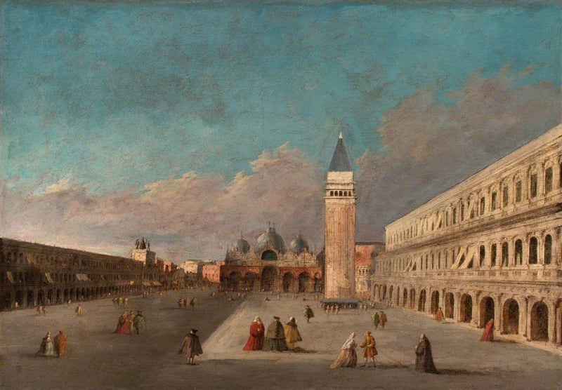Vista di Piazza San Marco, Venezia - Francesco Guardi