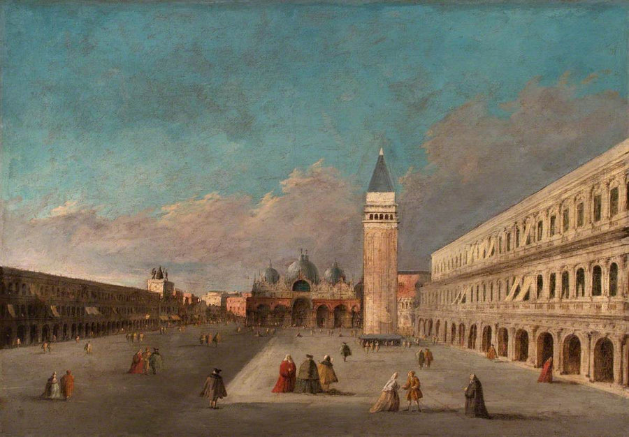 Vista di Piazza San Marco, Venezia - Francesco Guardi