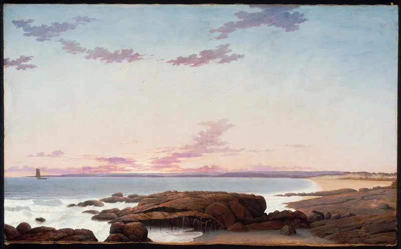 Vista della spiaggia di Coffin - Fitz Henry Lane