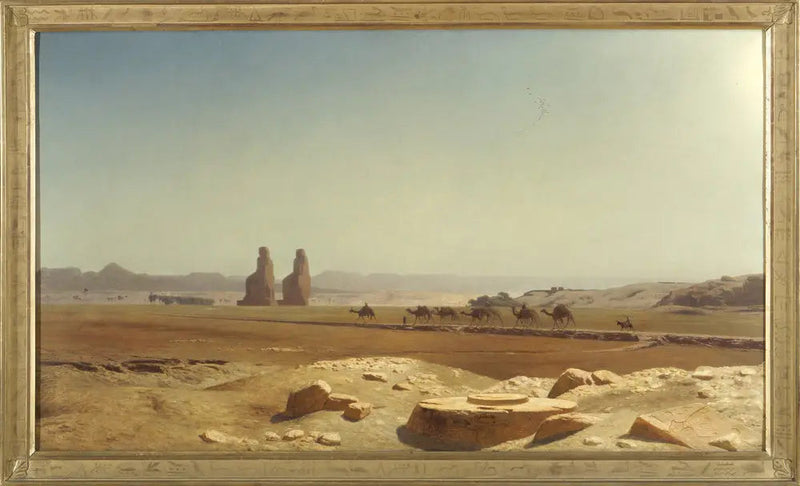 Vista della pianura di Tebe (Alto Egitto) - Jean-Léon Gérôme