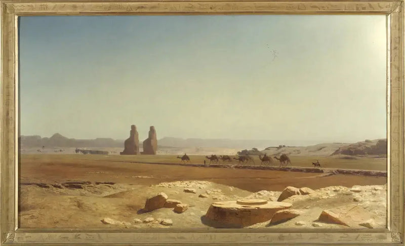 Vista della pianura di Tebe (Alto Egitto) - Jean-Léon Gérôme
