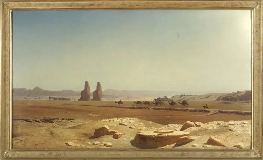 Vista della pianura di Tebe (Alto Egitto) - Jean-Léon Gérôme