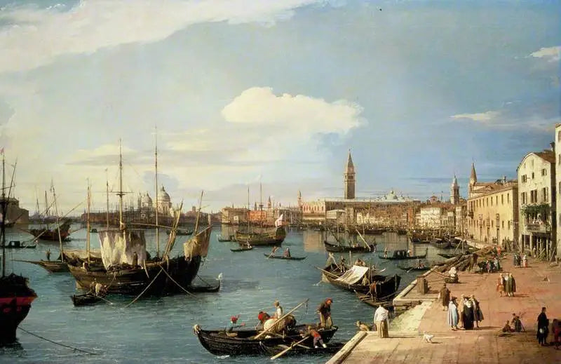 Vue de la Riva degli Schiavoni - Canaletto - Alpha Reproduction