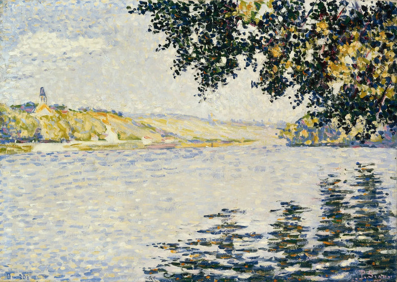 Vista della Senna a Herblay - Paul Signac