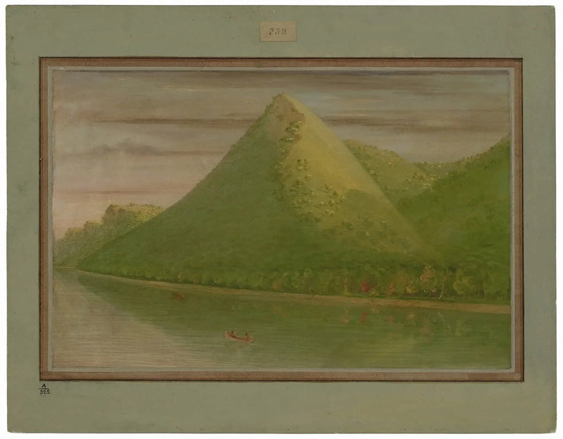 Vista della « Tenda del Lucioperca » - George Catlin