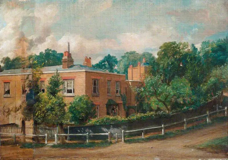 Vista della terrazza inferiore, Hampstead - John Constable