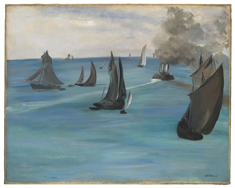 Vista di mare, tempo calmo - Édouard Manet