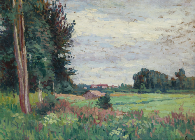 Vista di Méréville - Maximilien Luce