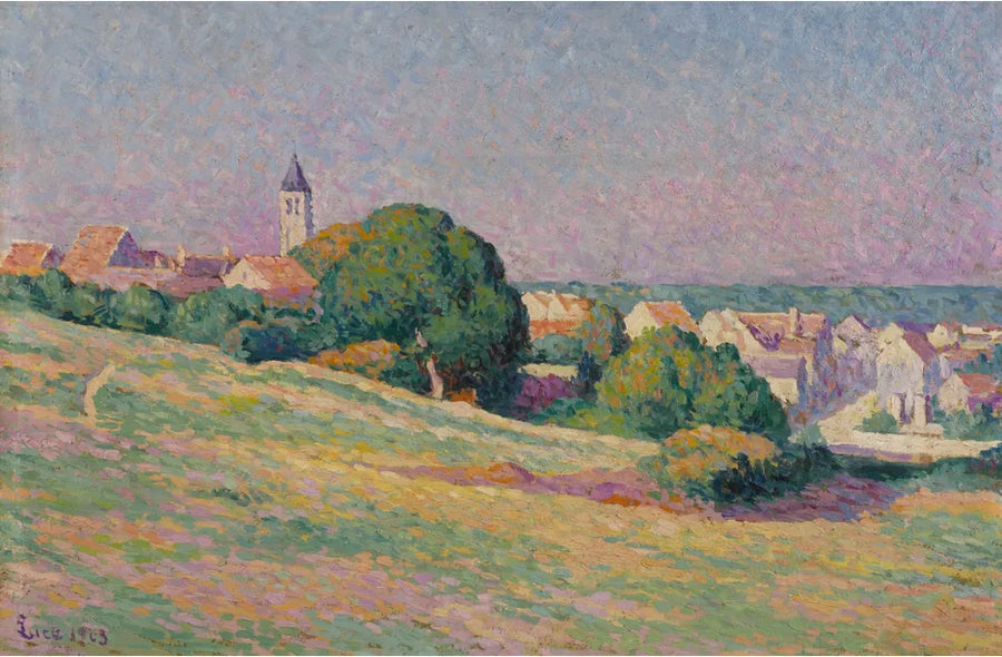 Vista di Méréville - Maximilien Luce