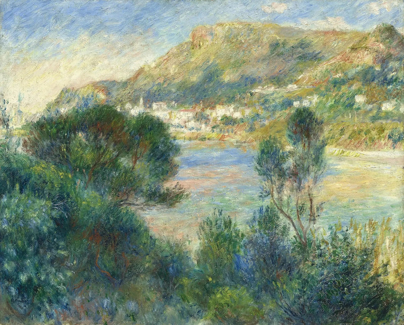 Vista di Monte Carlo dal Cap Martin - Pierre-Auguste Renoir