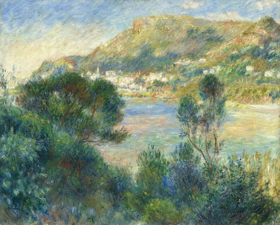 Vista di Monte Carlo dal Cap Martin - Pierre-Auguste Renoir