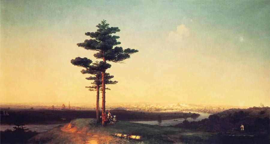 Vista di Mosca dalla collina dei Passeri - Ivan Aïvazovski