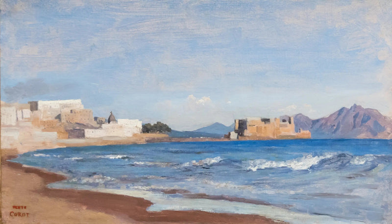 Vista di Napoli - Jean-Baptiste Camille Corot