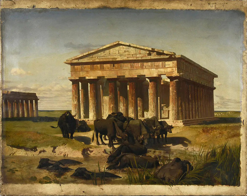 Vista di Paestum - Jean-Léon Gérôme