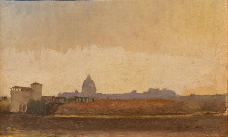 Vista di Roma presa dalle rive del Tevere - Edgar Degas