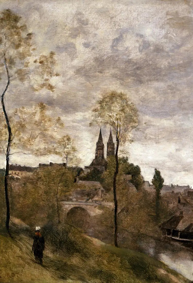 Vista di Saint-Lô - Jean-Baptiste Camille Corot