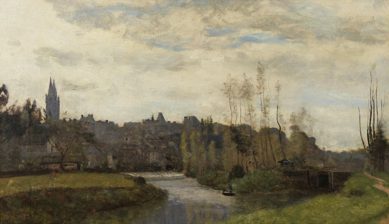 Vista di Saint-Lô - Jean-Baptiste Camille Corot
