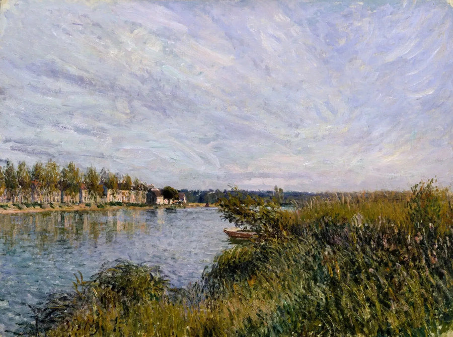 Vista di Saint-Mammès - Alfred Sisley