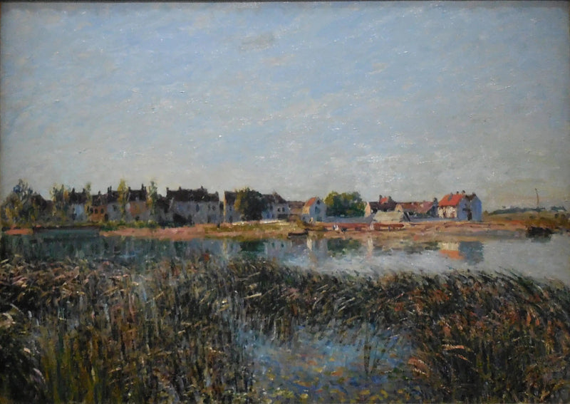 Vista di Saint-Mammès - Alfred Sisley