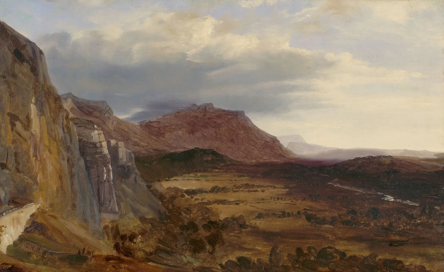 Veduta di Salève, vicino a Ginevra - Théodore Rousseau